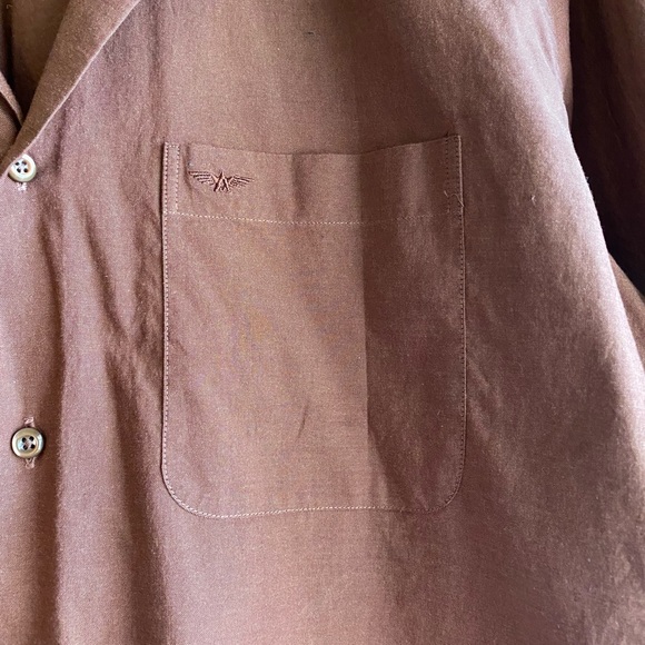 brown button down - Picture 3 of 7